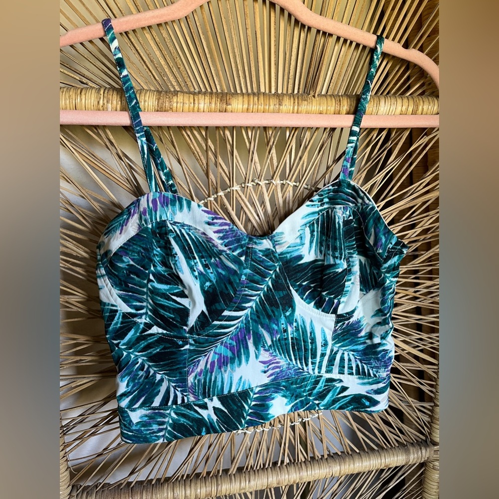 Tropical crop top